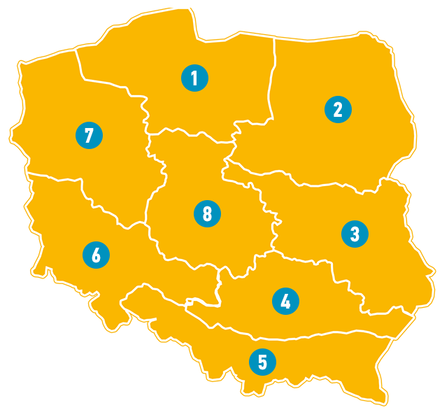 Mapa przedstawicieli